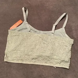 Women’s Colsie Lace Green Bralette Crop Top with Adjustable Straps Size 2X NWT thumbnail 4