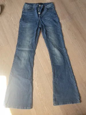 Blue Flared Jeans Size 4 thumbnail 1