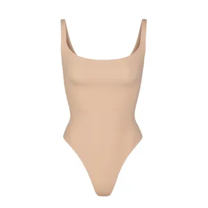 SKIMS Square Neck Bodysuit | Clay NWT size XS‎ thumbnail 2