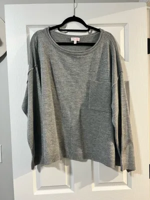 Pink Lily Sweater Oversized thumbnail 1