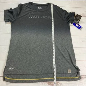 The Nike Tee Dri-Fit Golden State Warriors Gray Ombré Shirt Size Medium thumbnail 8