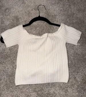 Altar'd State Top Crop White XS thumbnail 2