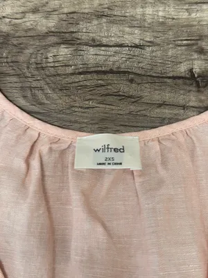 Aritzia Wilfred Aperitif Linen Dress size 2xs thumbnail 5