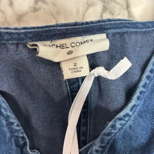 Rachel Comey x Target Indigo Denim Wash Jean Sleeveless Jumpsuit Size 2 belt Y2K thumbnail 4