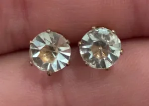 Brilliance Fine Jewelry Gold Stud Earrings thumbnail 1