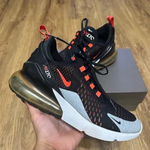 NIKE Air Max 270 Black/Bright Crimson-hyper Crimson lace up shoes sneakers thumbnail 1