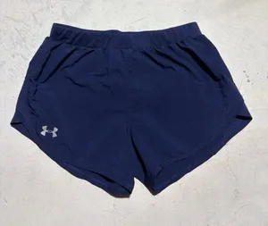 Under Armour Navy Women's Athletic Running Shorts small thumbnail 1