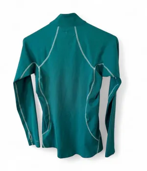 Columbia Pre-owned S/P Women Green 1/4 Zip-up Long Sleeve Active Shirt thumbnail 2