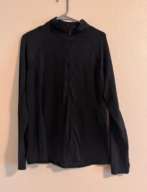 Under Armour Black Half-Zip Performance Sweater thumbnail 1