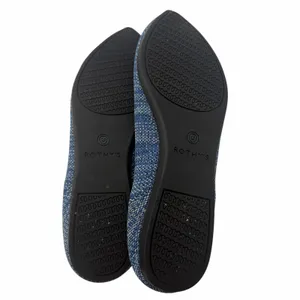 Rothy’s The Point Indigo Heather Blue White Knit Ballet Flats‎ Size 6 Washable thumbnail 4