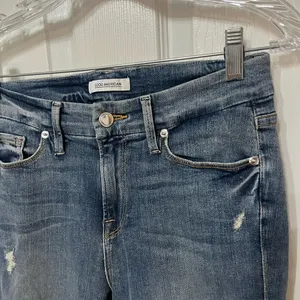 Good American Good Legs‎ Indigo Blue Distressed Size 2 / 26 thumbnail 4