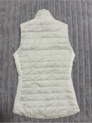 White Quilted Sleeveless Vest by C.C. Golf thumbnail 4