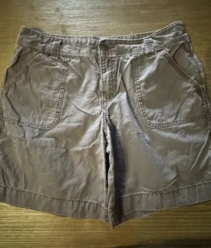 Carhartt Casual Relaxed Fit 8 inch Washed Brown Utility Shorts thumbnail 1