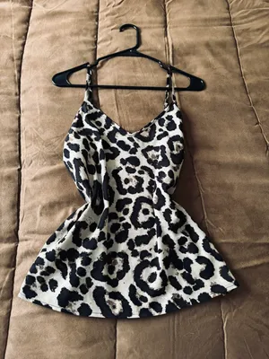 Tank top cheetah print Brown thumbnail 1