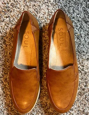 Soul Naturalizer Slip On Loafers Women's Brown Comfort Casual‎ Shoes 8.5 thumbnail 1