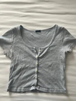 Brandy Melville Button Front Top thumbnail 1