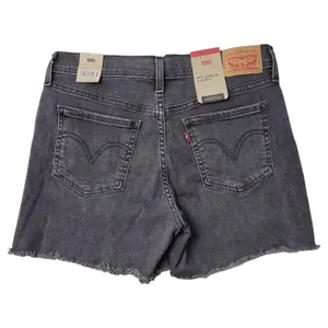 Levis Womens Shorts Black Size 30 Mid Length Zip Fly Stretch Fabric 29 Inseam thumbnail 11