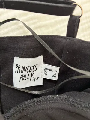 Princess Polly Mini Dress Black thumbnail 3