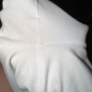 Aritzia TNA ribbed square neck white long sleeve thumbnail 4