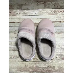 Nike Burrow Slippers Women's Size 8 Pink White Shoes Plush Comfy Slip-on thumbnail 4