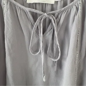 ASTR the Label cold shoulder peasant top Women's periwinkle Spaghetti Strap bow thumbnail 6