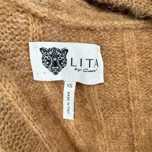 Revolve x LITA by Ciara Long Open‎ Front Cardigan Tan NWOT XS thumbnail 4