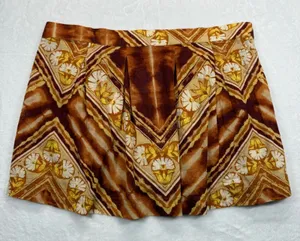Free People Kendra Print Strapless‎ Top Sierra combo Women's Size M READ thumbnail 1