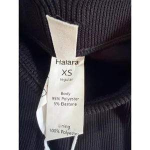 NWT Halara Black Ribbed Jodhpur Harem Pants Buckle Ankle XS thumbnail 4