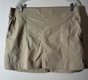 Reel Legends Women's Size XL Khaki / Tan Skort Pull-On Elastic Waist Performance thumbnail 1
