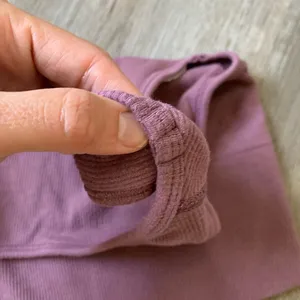 Banana Republic Workout Ribbed Fitted Crop Tank Top Mauve Purple Size XS thumbnail 5