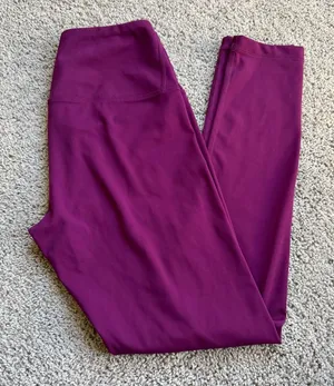 90 Degree By Reflex Purple Leggings Size Medium thumbnail 1