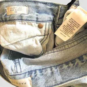 PacSun Casey Low Rise Baggy Jeans Women 23 Bow Detail Wide Leg Light Wash NWT thumbnail 7
