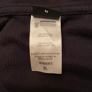 Patagonia Women’s Micro D-Luxe Quarter Zip Pullover Size XL Black thumbnail 4