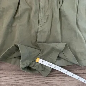 Free People Billie‎ Chino Shorts - Size 12 - Army Green - NWT thumbnail 9