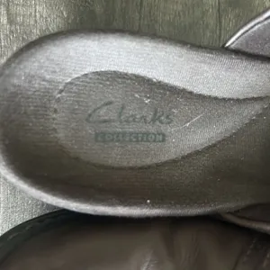 Clarks Collection Shoes Womens Size 8.5M Leather Mule Slip On Comfort Loafer‎ thumbnail 5