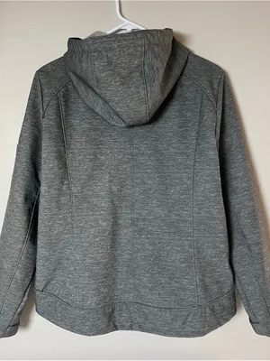 ZeroXposur Women’s L Gray Plush Fleece Lined Hooded Softshell Jacket Outdoor thumbnail 4