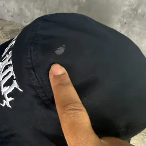 Dolls Kill Bucket‎ Hat Black White OSFM Embroidered Grunge Goth Emo thumbnail 3