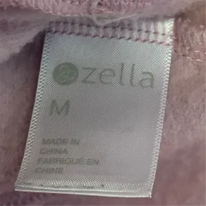 Zella Women's‎ M Pink Ruched Long Sleeve Zip Front Hoodie Jacket thumbnail 9