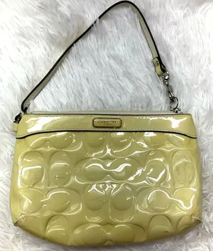 COACH Patent Leather Signature Wristlet thumbnail 1