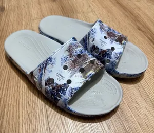 Crocs Classic Slide Realtree Aspect Camo Men's 7 Women's 9 Blue Slip On Sandals thumbnail 1
