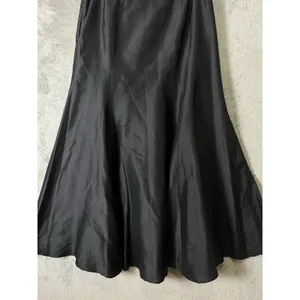 Sundance Black Silk Maxi Skirt Flowy Gothic‎ Dark Academia Size 4 Whimsigoth thumbnail 3