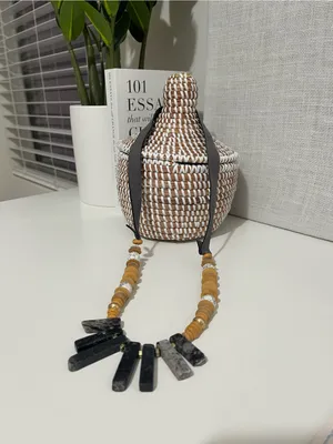 handcrafted necklace similar to twine & twig thumbnail 2