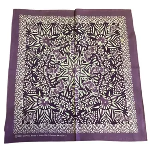 Purple Grateful Dead bears n flowers NWT bandana thumbnail 1