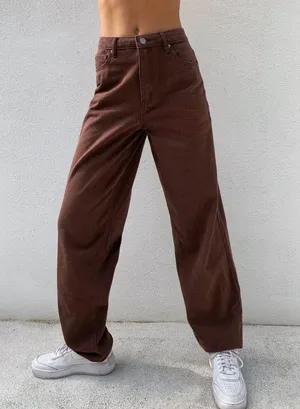 Tiger Mist Brown Butterfly Jeans thumbnail 1