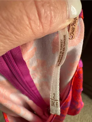 Free People Electric Posie Dress EUC $140 Retail P2P 14” thumbnail 5