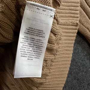 Lauren Ralph Lauren Camel Cable Knit Buckle Cardigan Sweater NWT Medium Designer thumbnail 5