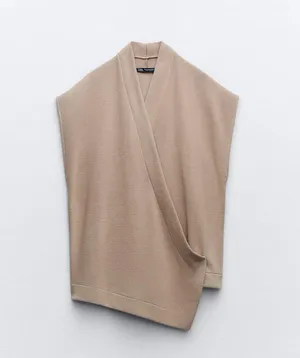 ZARA Double Breasted Vest Top thumbnail 3