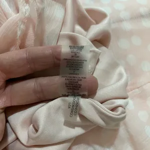 Calvin Klein Light Pink Polka Dot Chiffon Flowy Halter Dress Sz 14 NWT thumbnail 12