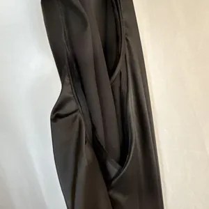 Women’s Unbranded One Shoulder Black Slip Dress Thigh High Slit Size Small thumbnail 13