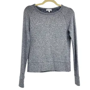 Aritzia Community Blue Crew Neck Long Sleeve Pullover Sweater Womens S Speckled thumbnail 2